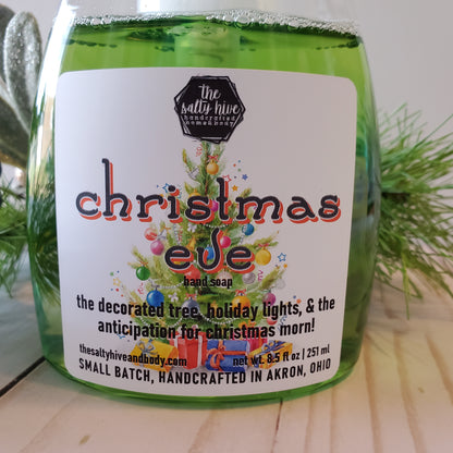 christmas eve foaming hand soap - the salty hive