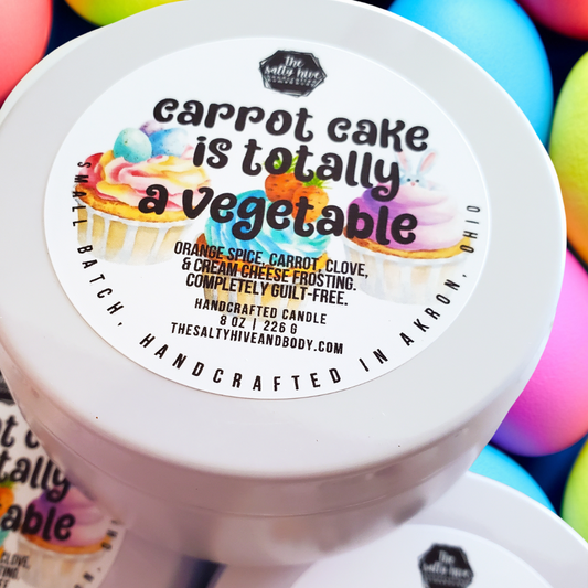 carrot cake is totally a vegetable candle - the salty hive