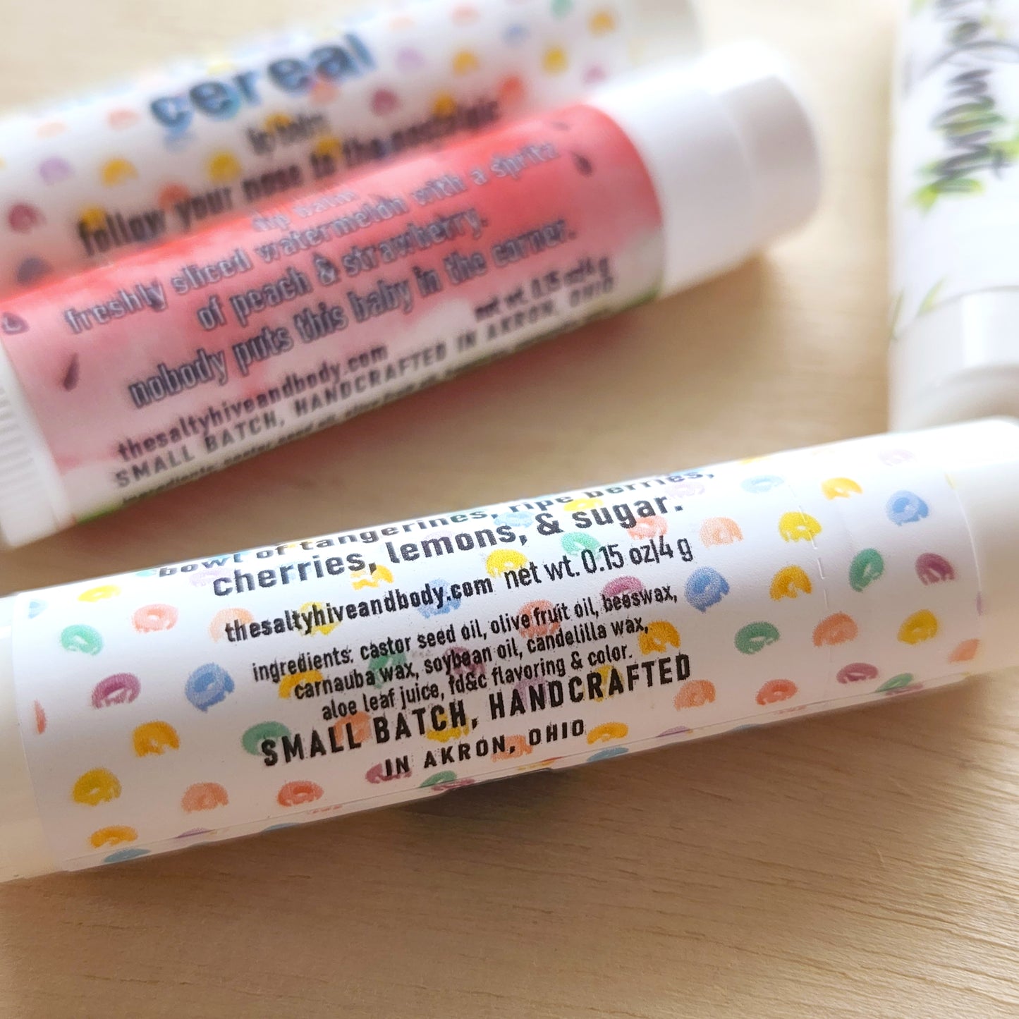 salty hive lip balm - many flavors to choice from! - the salty hive