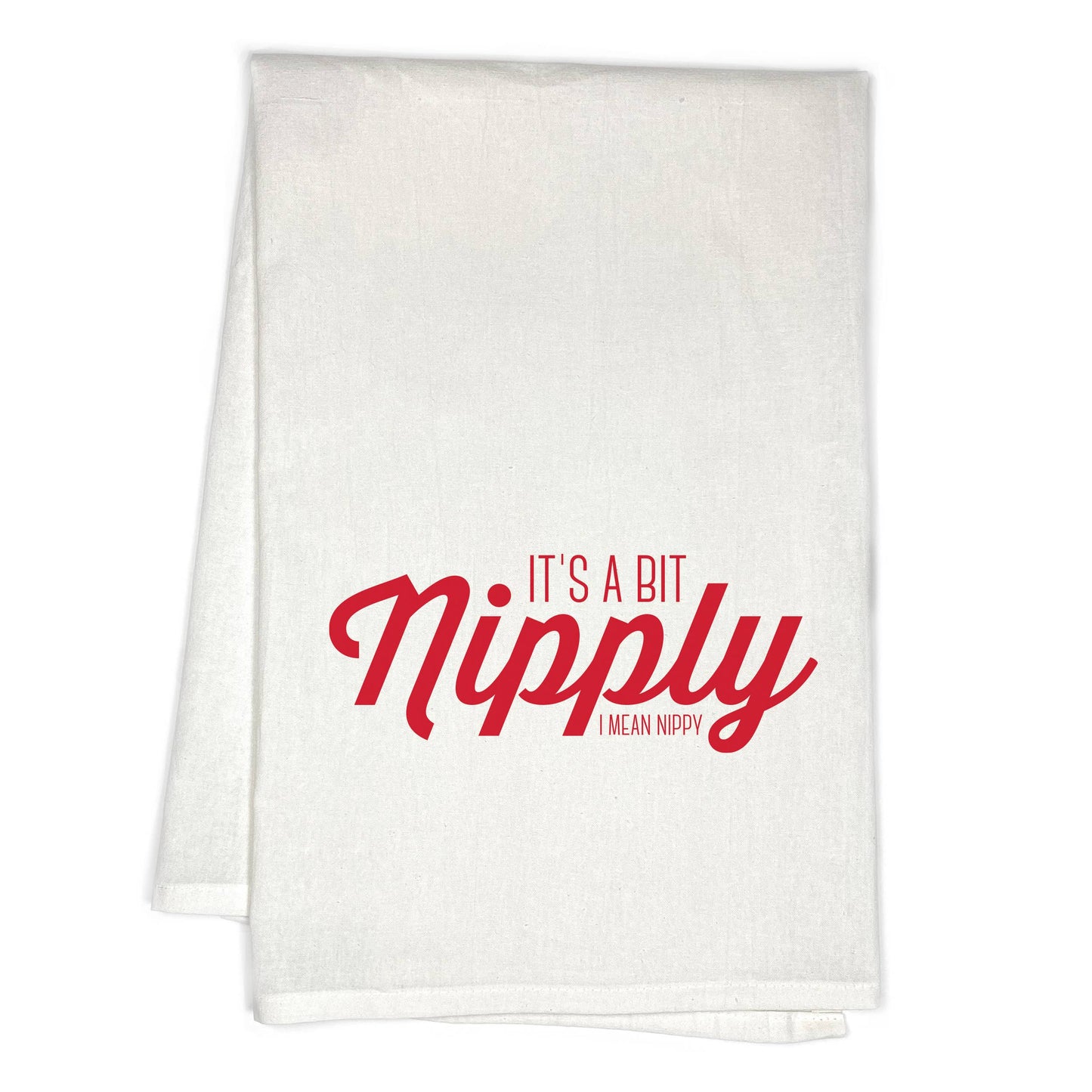 it's a bit nipply holiday hand towel - the salty hive