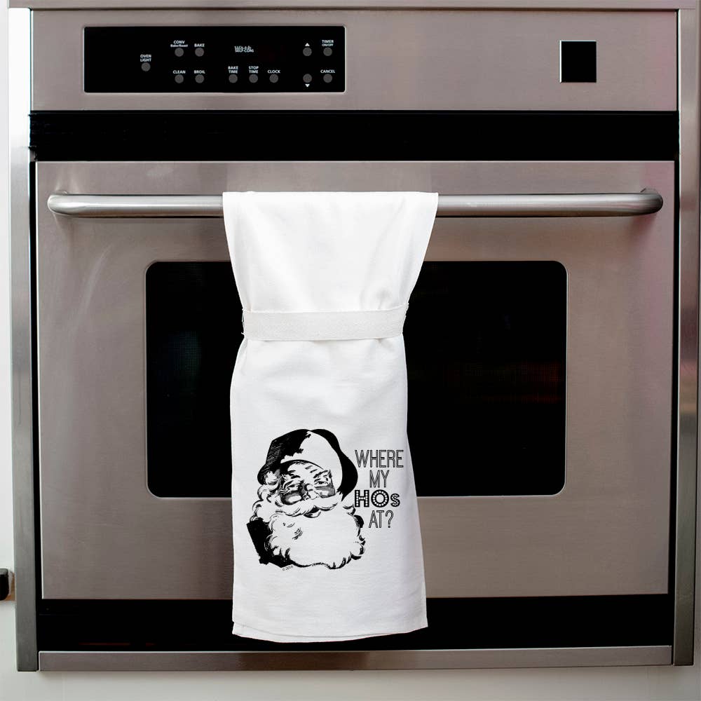 where my hos at? hand towel - the salty hive