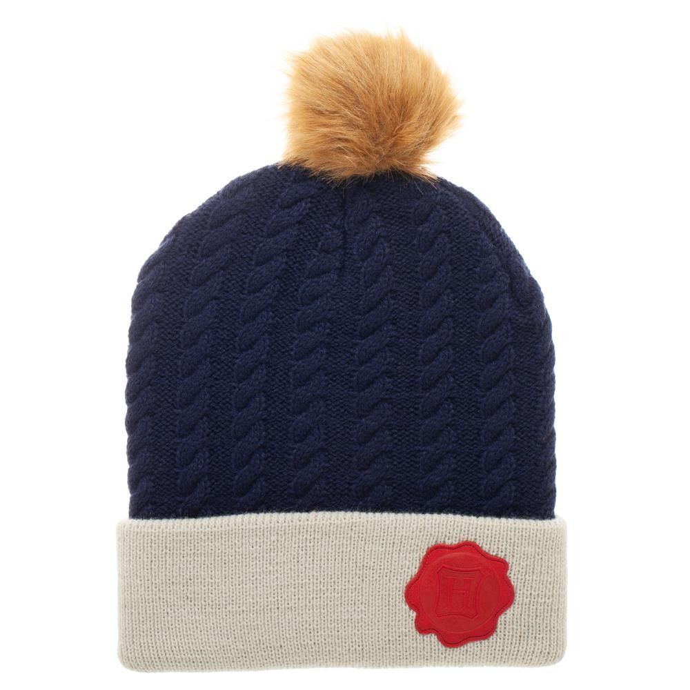 harry potter hogwarts seal beanie hat - the salty hive