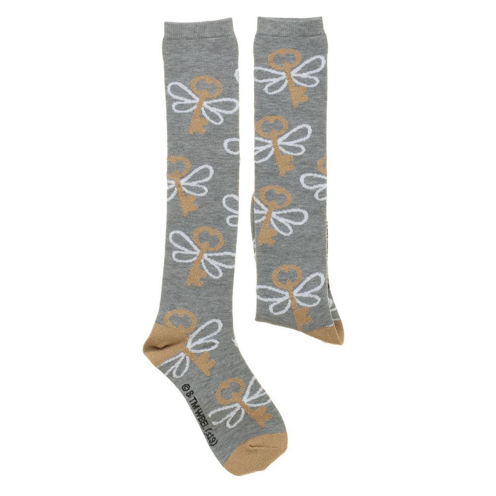 harry potter lurex flying keys knee high socks - the salty hive