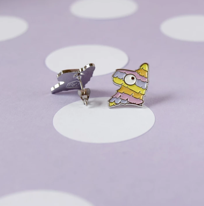 pinata llama earrings - the salty hive