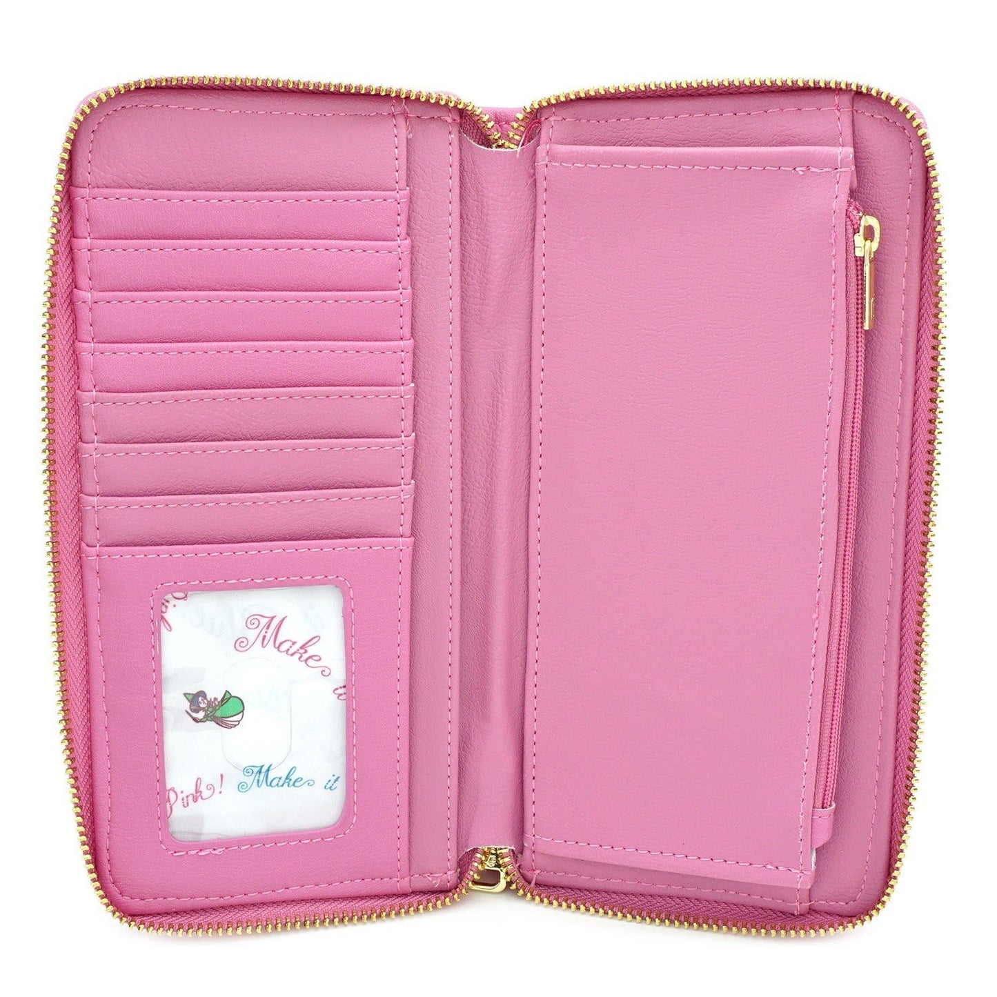 loungefly x disney sleeping beauty sequined zip-around wallet - the salty hive