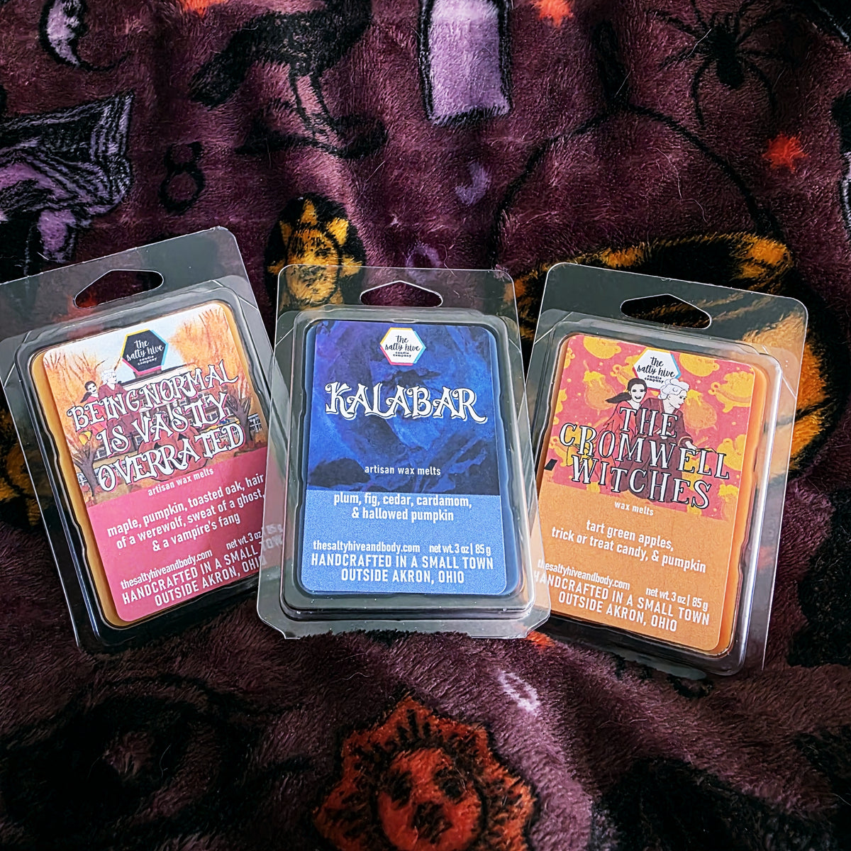 halloweentown wax melt & towel bundle