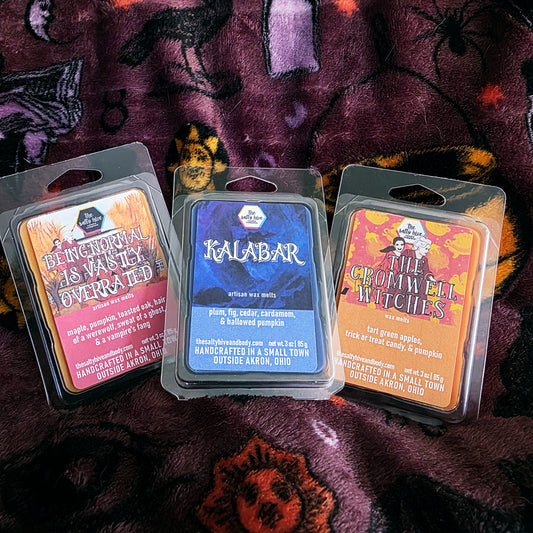 halloweentown wax melt & towel bundle