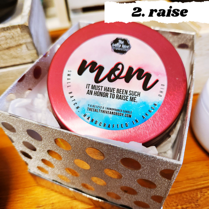 mom moments candle  - funny mother's day candles - the salty hive