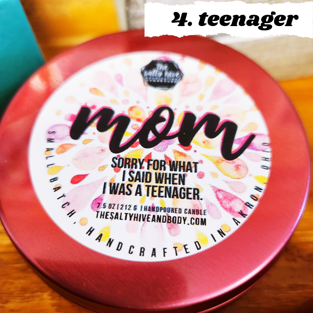 mom moments candle  - funny mother's day candles - the salty hive