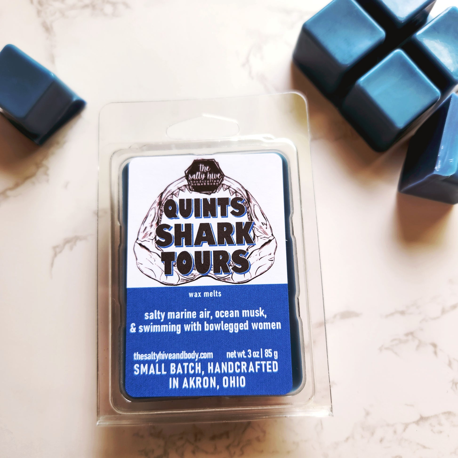 quints shark tours wax melts - the salty hive