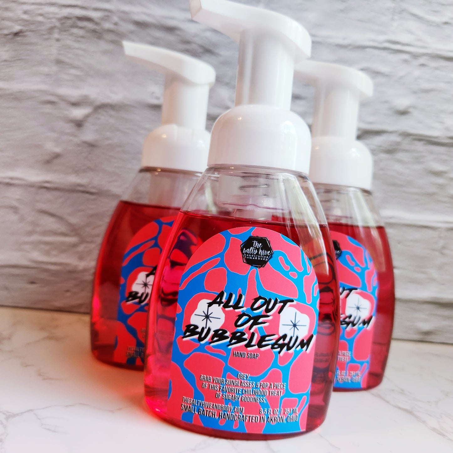 all out of bubblegum foaming hand soap - the salty hive