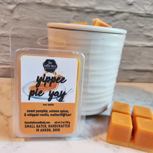yippee pie yay wax melts - the salty hive