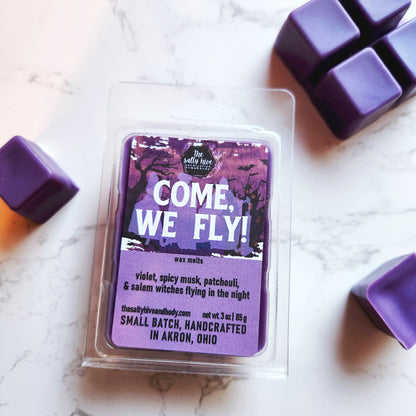 come, we fly! wax melts - the salty hive