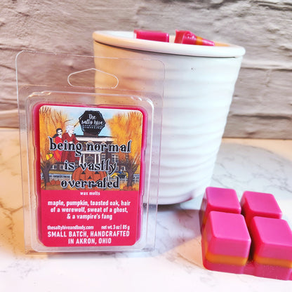 being normal is vastly overrated wax melts - the salty hive