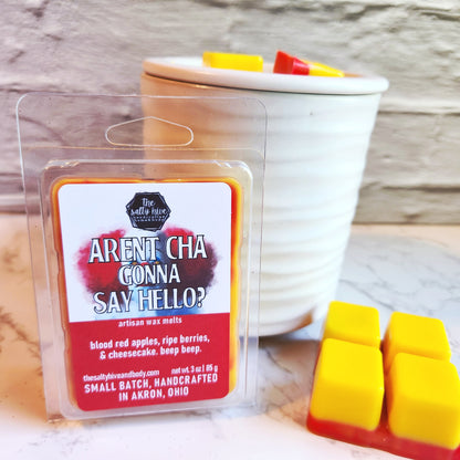 aren't cha gonna say hello? wax melts - the salty hive