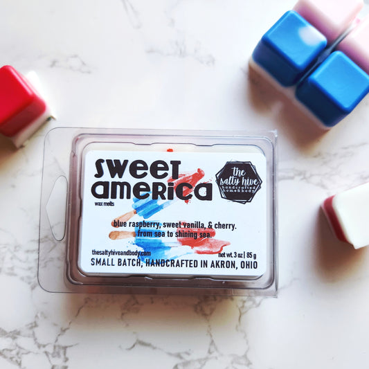 sweet america wax melts - the salty hive