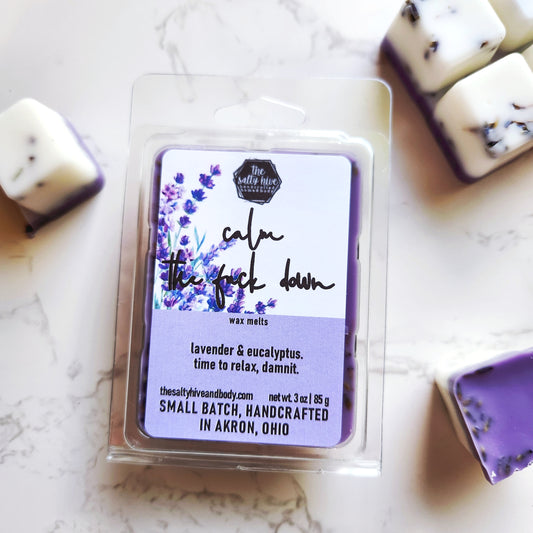 calm the fuck down wax melts - the salty hive