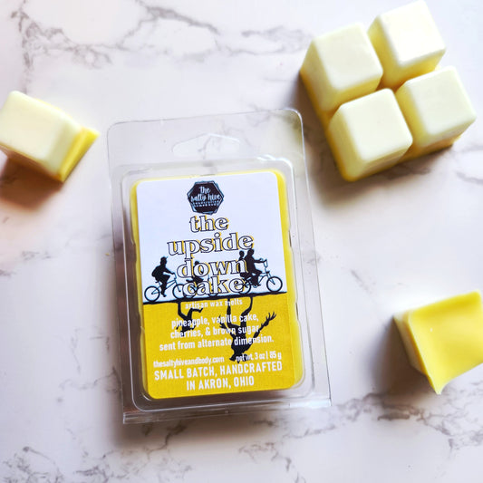 the upside down cake wax melts - the salty hive