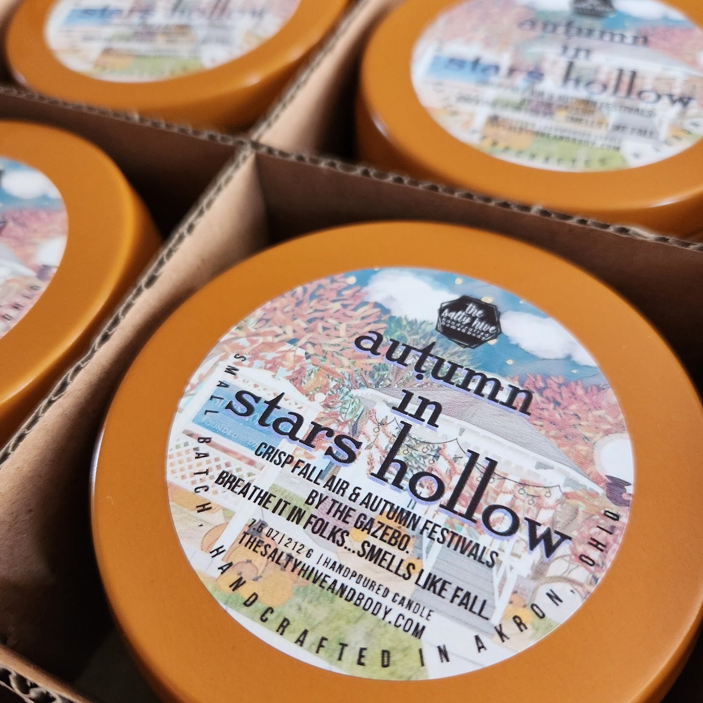 autumn in stars hollow candle