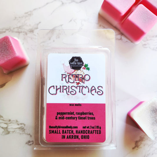 retro christmas wax melts