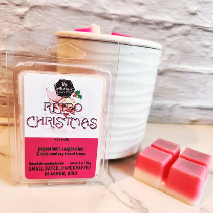 retro christmas wax melts