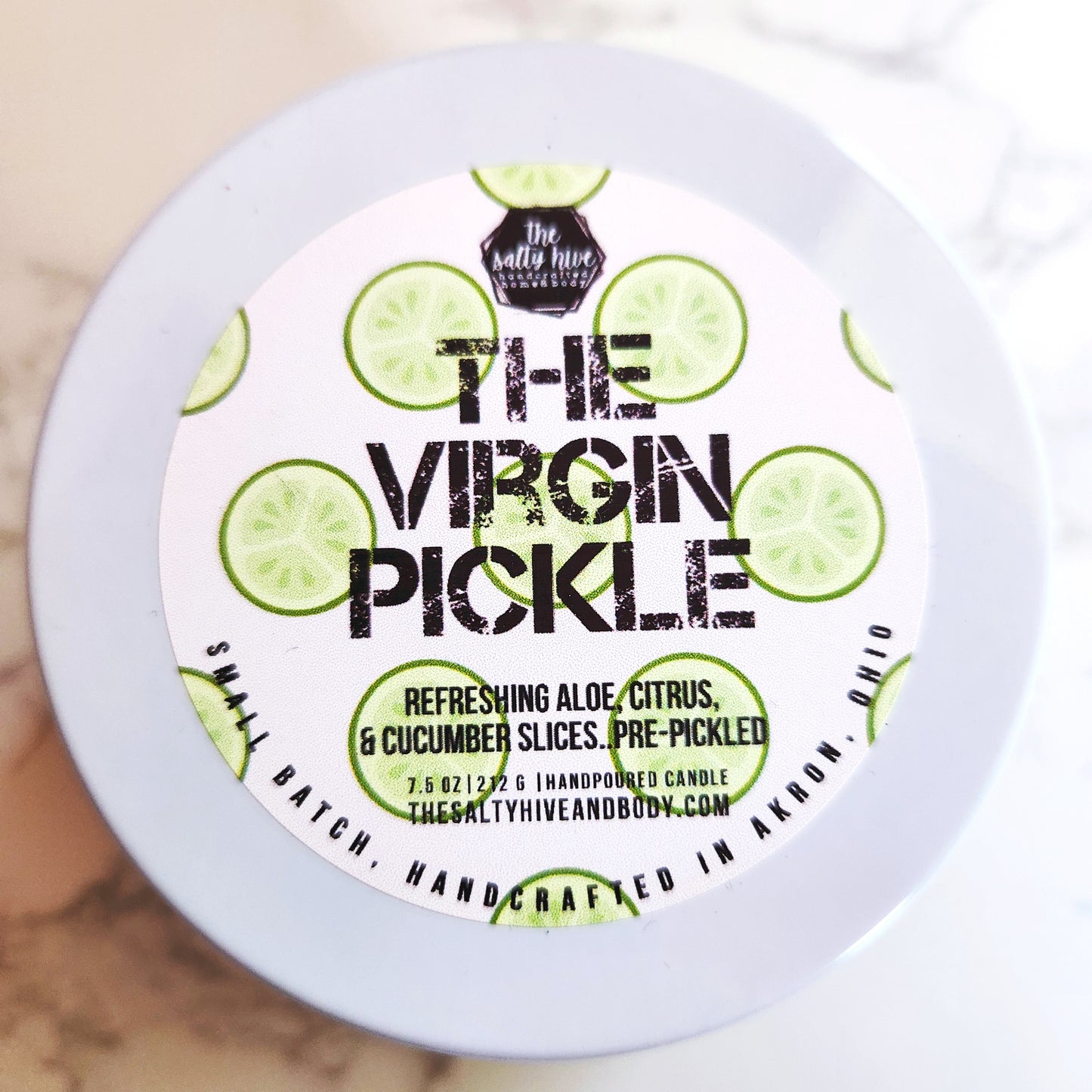 the virgin pickle candle