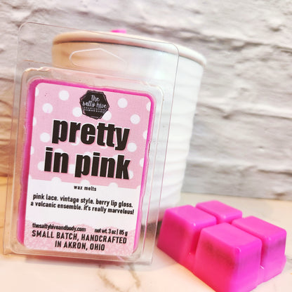 pretty in pink wax melts