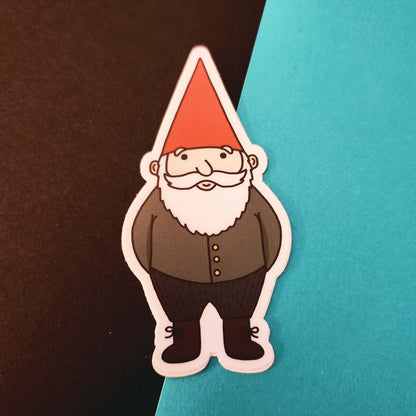 garden gnome vinyl sticker