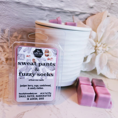 sweat pants and fuzzy socks - the salty hive - sweater weather similiar