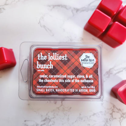 the jolliest bunch wax melts - christmas vacation inspired - the salty hive