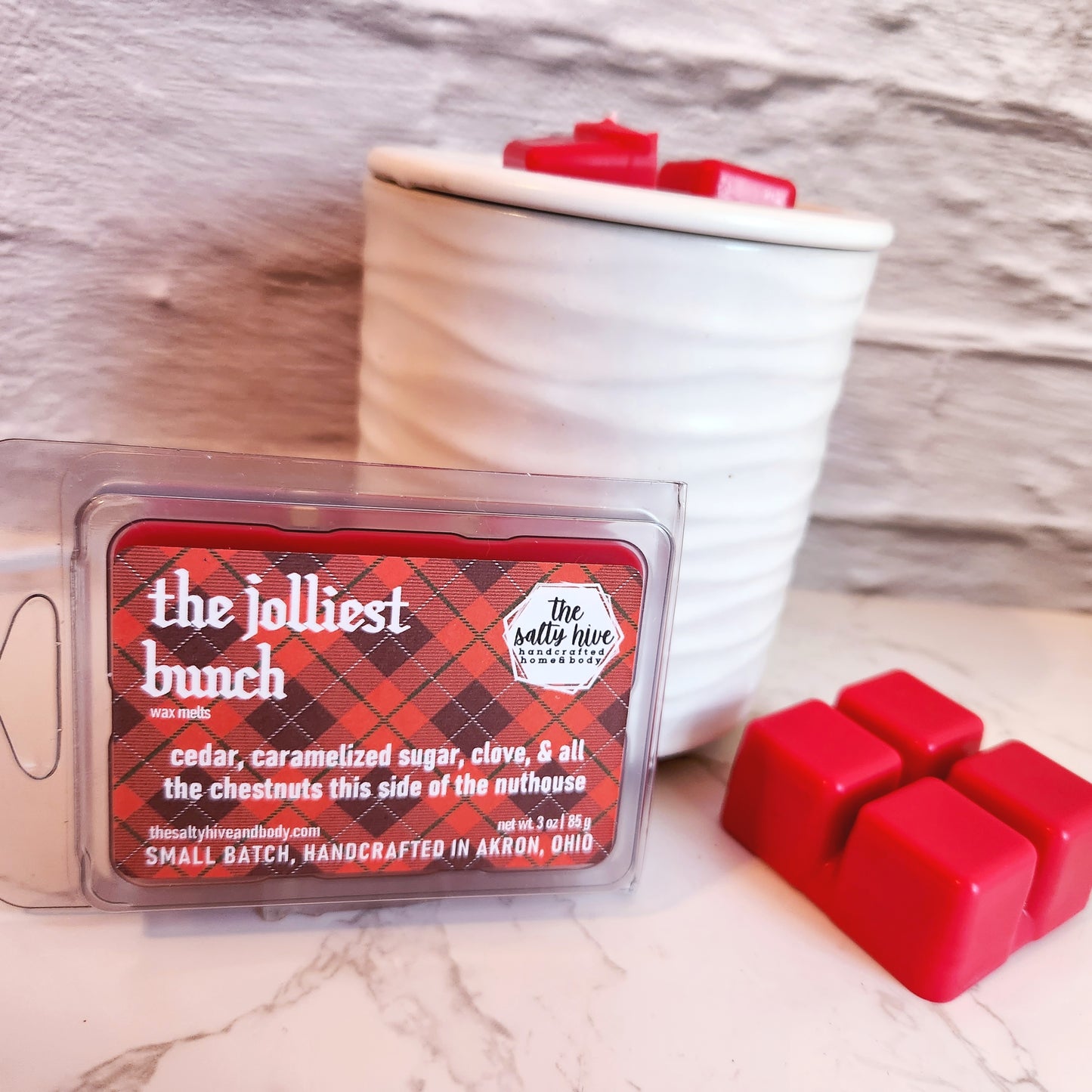 the jolliest bunch wax melts - christmas vacation inspired - the salty hive