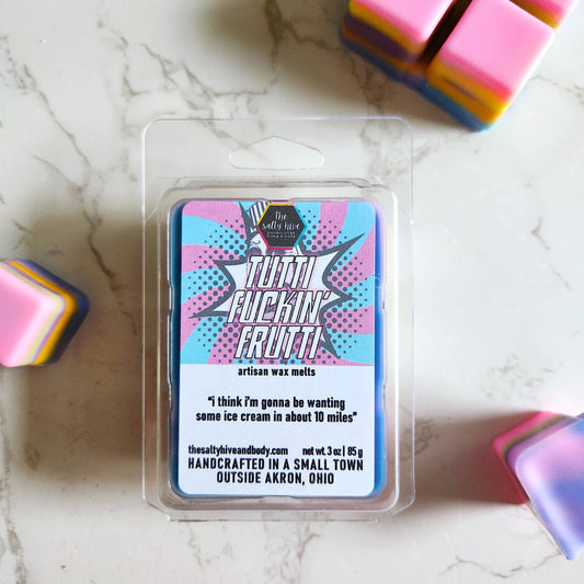 tutti fuckin' frutti wax melts