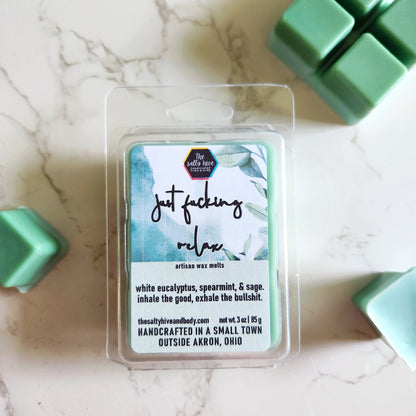 just fucking relax wax melts