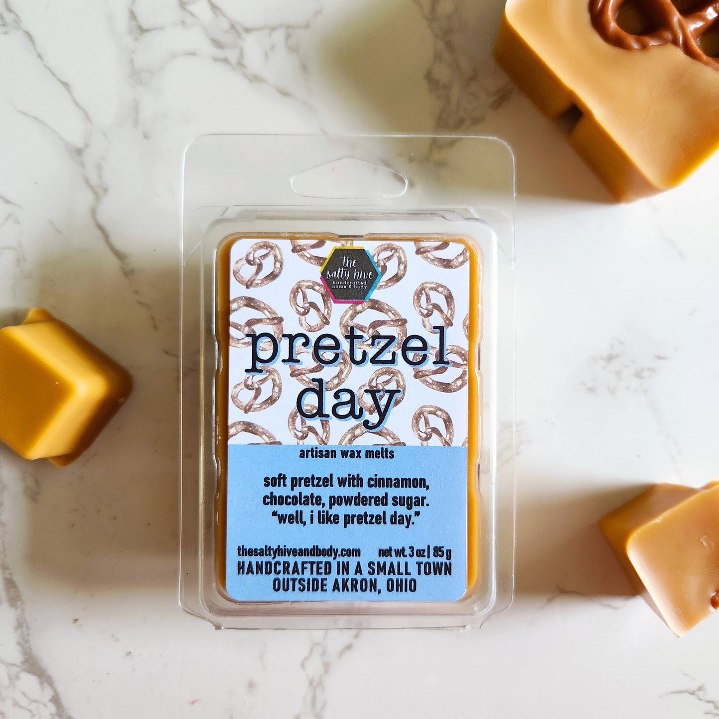 pretzel day wax melts - the office