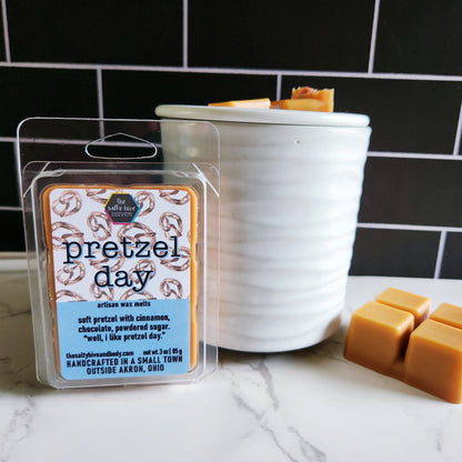 pretzel day wax melts - the office