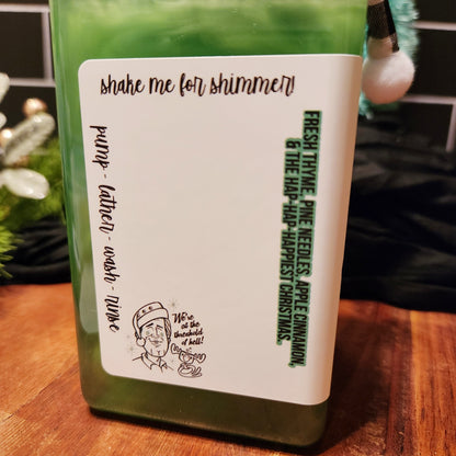 old fashioned family christmas foaming hand soap