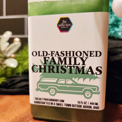 old fashioned family christmas foaming hand soap