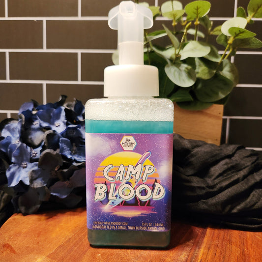 camp blood foaming hand soap