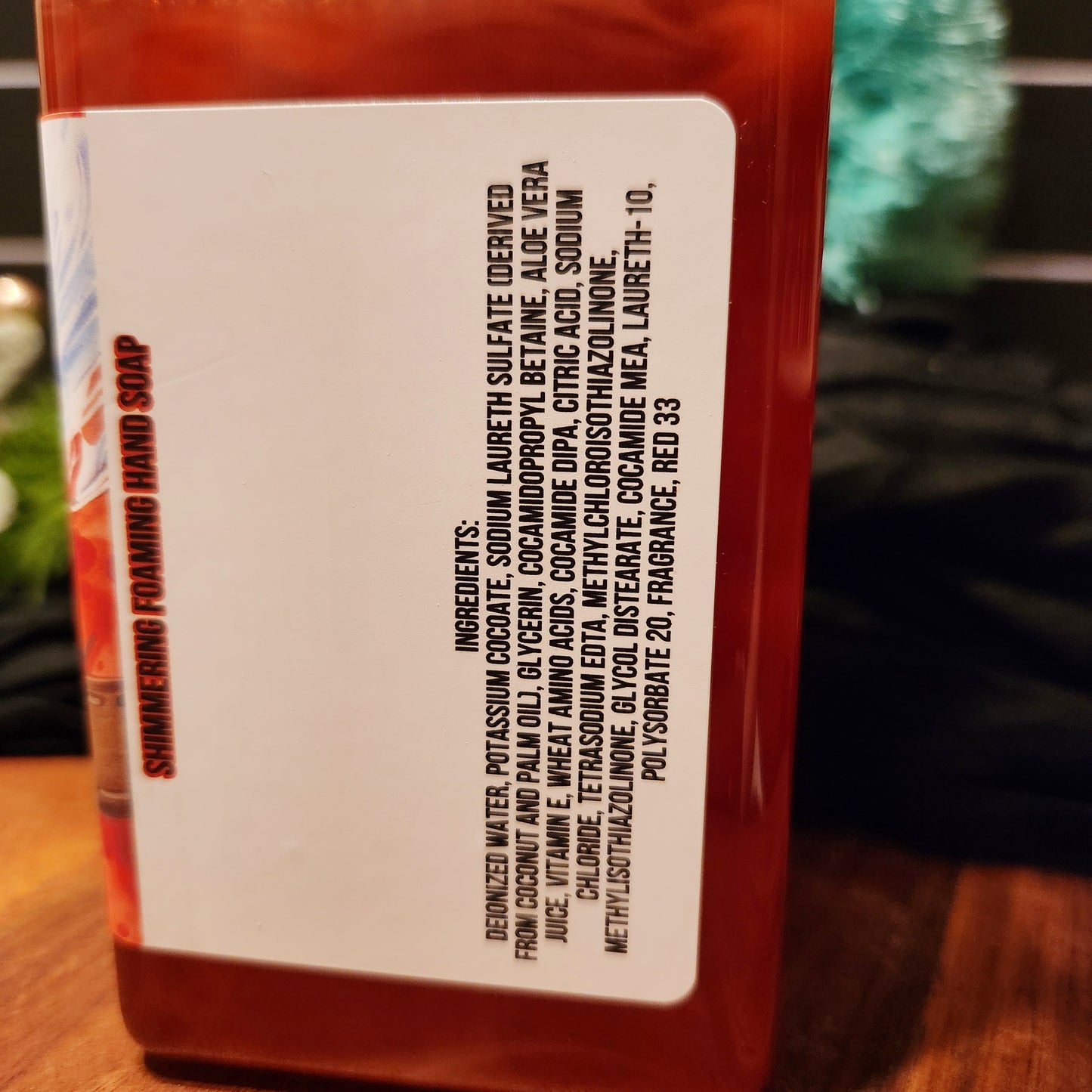 santa doesn't believe in you either foaming hand soap