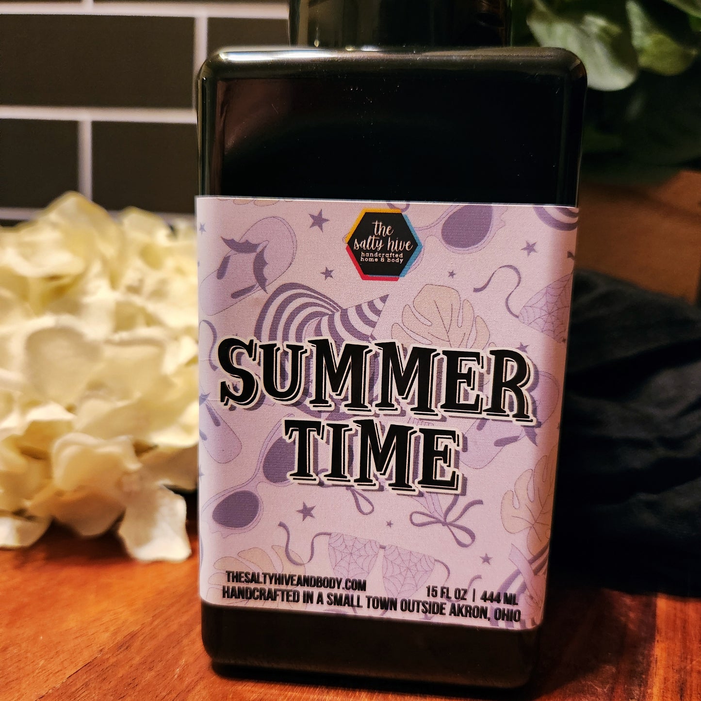 summer time foaming hand soap