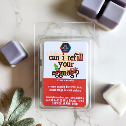 can i refill your eggnog? wax melts