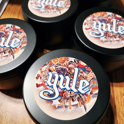 yule 7.5 oz candle