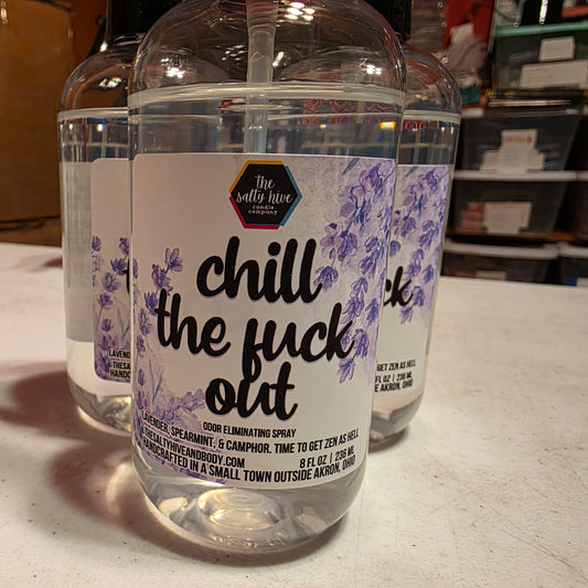 chill the fuck out room spray