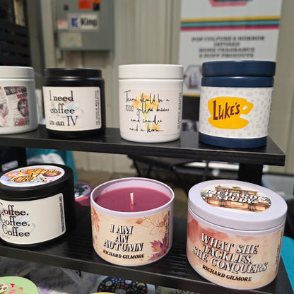 richard's study candle - gilmore girls inspired