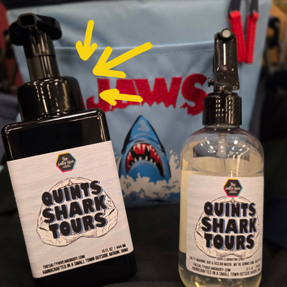 quint's shark tours foaming hand soap