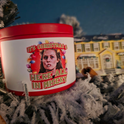 it's christmas & we're all in misery candle - christmas vacation