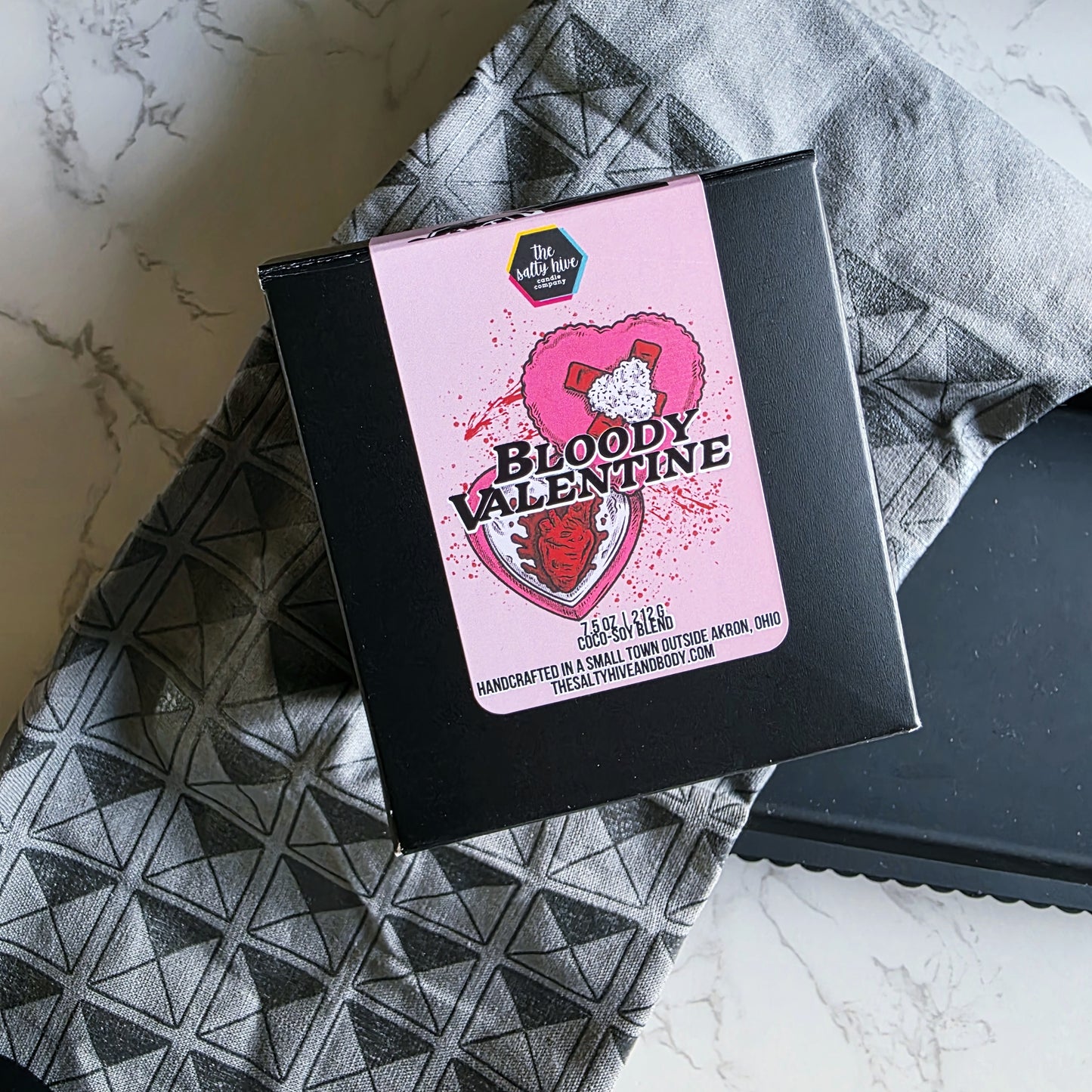 bloody valentine candle