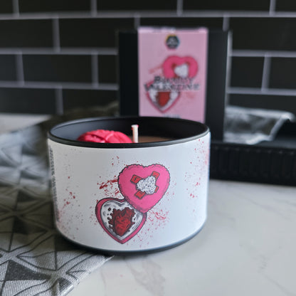 bloody valentine candle