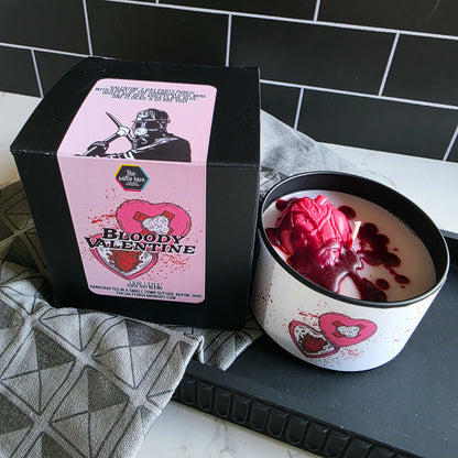 bloody valentine candle