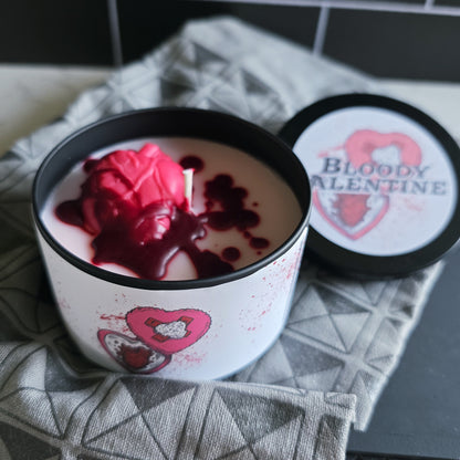bloody valentine candle